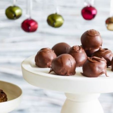 Chocolate Dipped Cookie Dough Balls