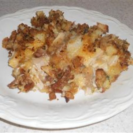 Thanksgiving Leftover Casserole