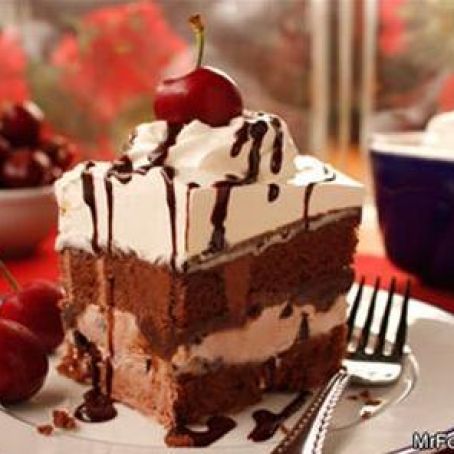 Black Forest Ice Cream Cake