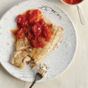Wild Striped Bass with Tomato Fondue