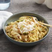 Fresh Linguine Pasta with Roasted Fennel & Garlic Breadcrumbs