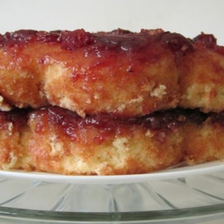 Jeannie's Cranberry Butter Upside Cake