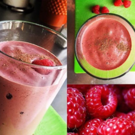 Skinny Chocolate Raspberry Shake