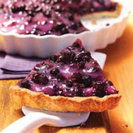 Creamy Wild Blueberry Pie