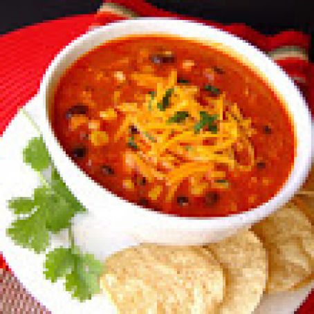 Chicken Enchilada Soup (Crock Pot) - Jamie Cooks It Up! Printable Recipes