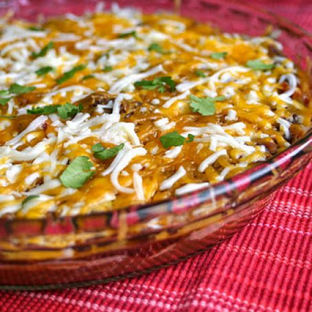 Warm Layered Mexican Dip