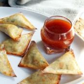 CORN & OKRA WANTONS w/SWEET & SOUR SACUE