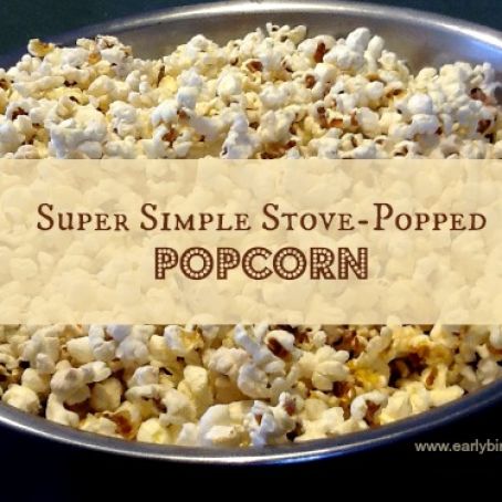 Simple Stove-Popped Popcorn