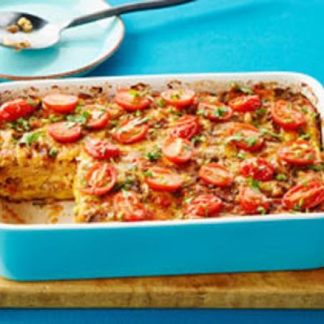 Overnight Tex-Mex Tortilla Brunch Bake