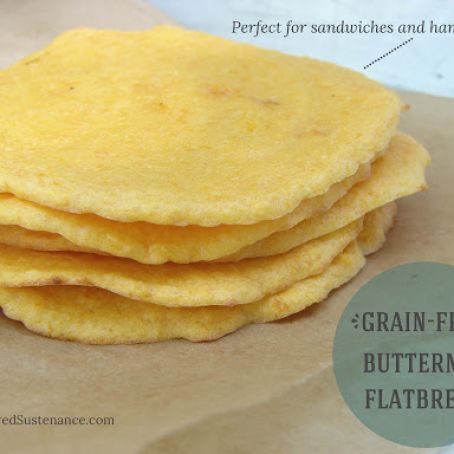 Grain Free Butternut (or Sweet Potato) Flatbread