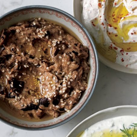 Charred Eggplant and Tahini Spread