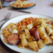 Oven Roasted Smoked Sausage and Potatoes