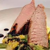 Pork Tenderloin with Mustard-Molasses Glaze