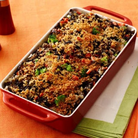 Broccoli-Wild Rice Casserole