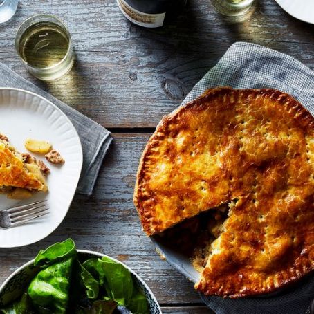 Sausage and Apple Pie