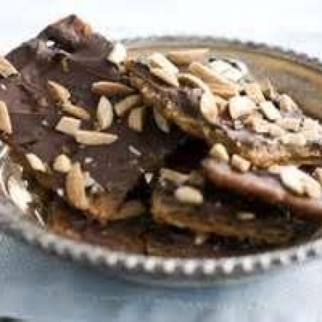 Chocolate Toffee Matzoh