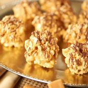 Salted Caramel Popcorn Balls