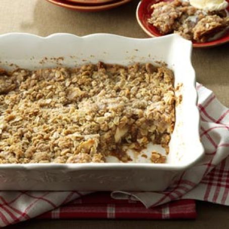 Two Layered Apple Crisp