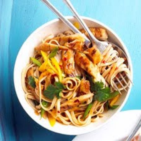 Sesame Chicken and Noodles