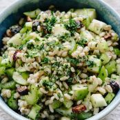 Barley Salad with Figs and Tarragon-Lemon Dressing