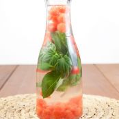 Watermelon Basil Infused Water