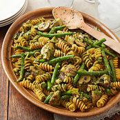 Rotini with Walnut-Basil Pesto