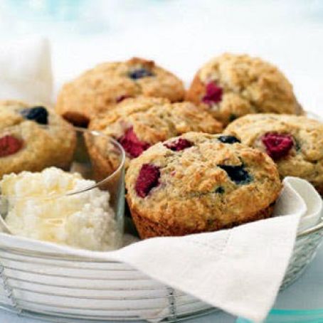 Berry Ricotta Muffins