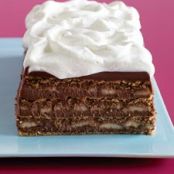 Chocolate Banana Ice Box Cake