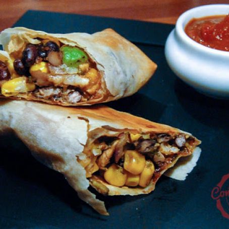 crispy mexican “spring rolls”