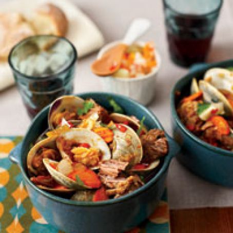 Braised Pork with Clams