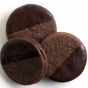 Chocolate-Dipped Chocolate-Apricot Sandwich Cookies