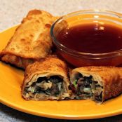 Mom's Egg Rolls with Sweet and Sour Sauce
