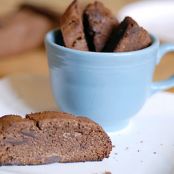 cookie - double chocolate mocha biscotti gf