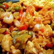 Shrimp with Saffron Rice