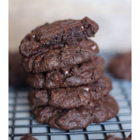 cookie - Soft & Chewy Double Chocolate Cookies