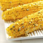 Sides (Corn on the Cob with Garlic Herb Butter)