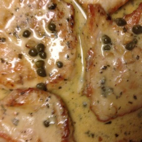 Turkey Scallopini with Capers and Lemon Sauce