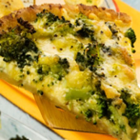 Cheesy Broccoli Quiche