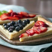 Berries and Cream Dessert Triangles