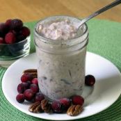 Cranberry Pecan Refrigerator Oatmeal