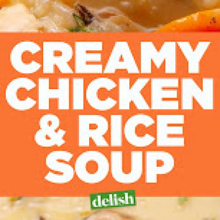 Creamy Chicken & Rice Soup