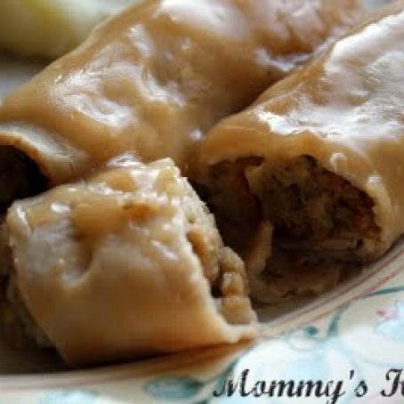 Turkey and Stuffing Roll Ups