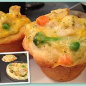 Chicken Pot Pie Biscuits