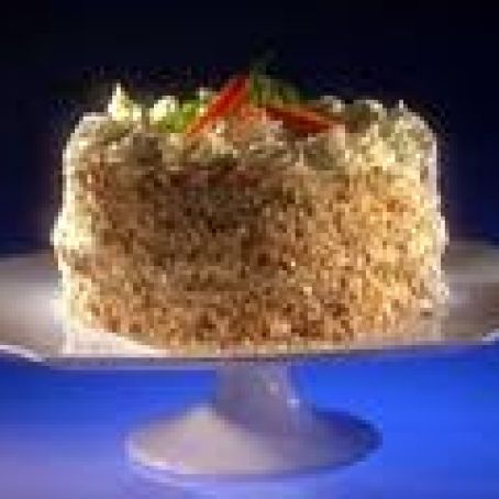 Cardamom Spiced Carrot Cake with White Chocolate Cream Cheese Icing