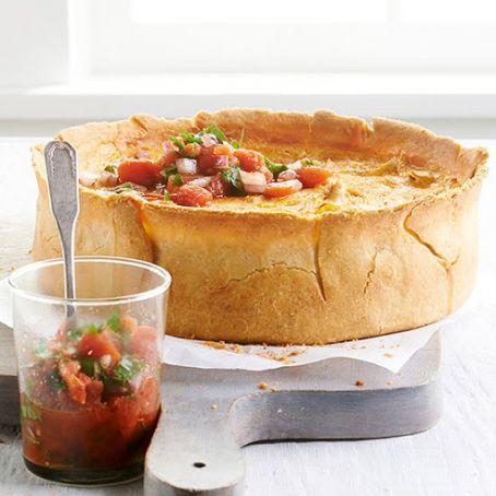 Chipotle Chicken Quiche