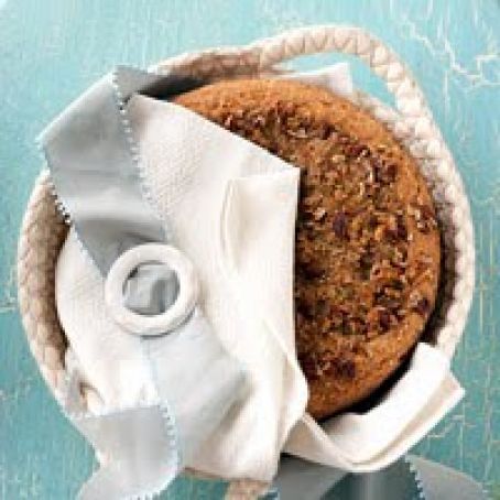 Pumpkin-Sour Cream Coffee Cake with Pecan Streusel