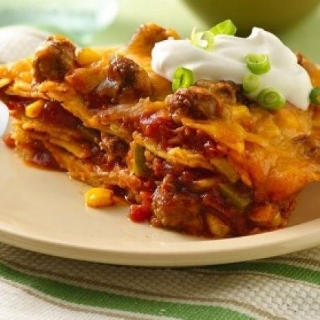 Beef Enchilada Stack