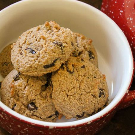 Gluten Free Nut Pulp Raisin Cookies