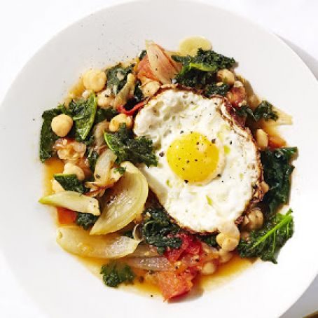 Kale, Chickpea and Tomato Stew Recipe
