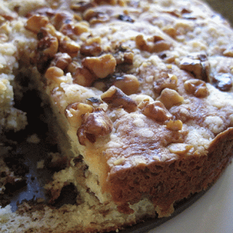 Walnut Pear Coffee Cake (High Altitude)